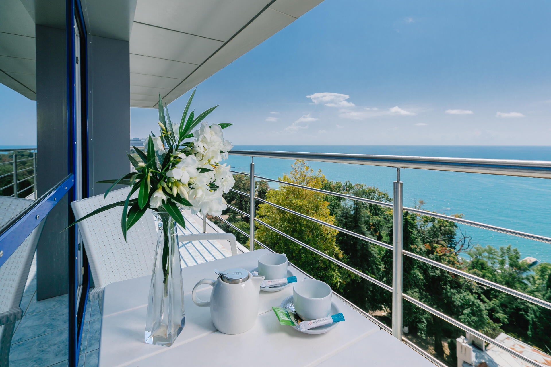Вид на Чёрное море из CITY PARK HOTEL SOCHI